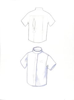Kinder Shirt mit Belüftung Graphit Zeichnung