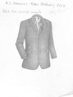 RJ Classics Men's Hacking Jacket 2002 Graphite Drawing