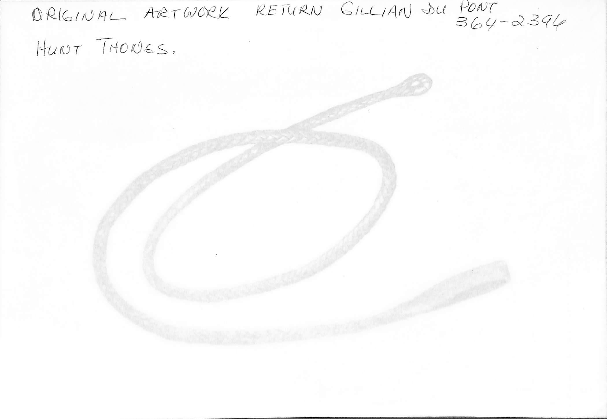 thongs drawing