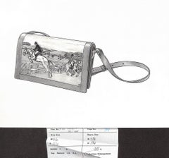 Fox-Hunter's Purse Graphite Drawing