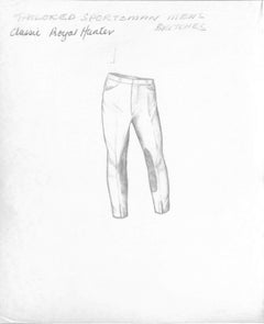 Tailored Sportsman's Britches Graphite Drawing