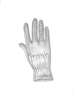 Drawing en cuir Hunt Glove Graphite