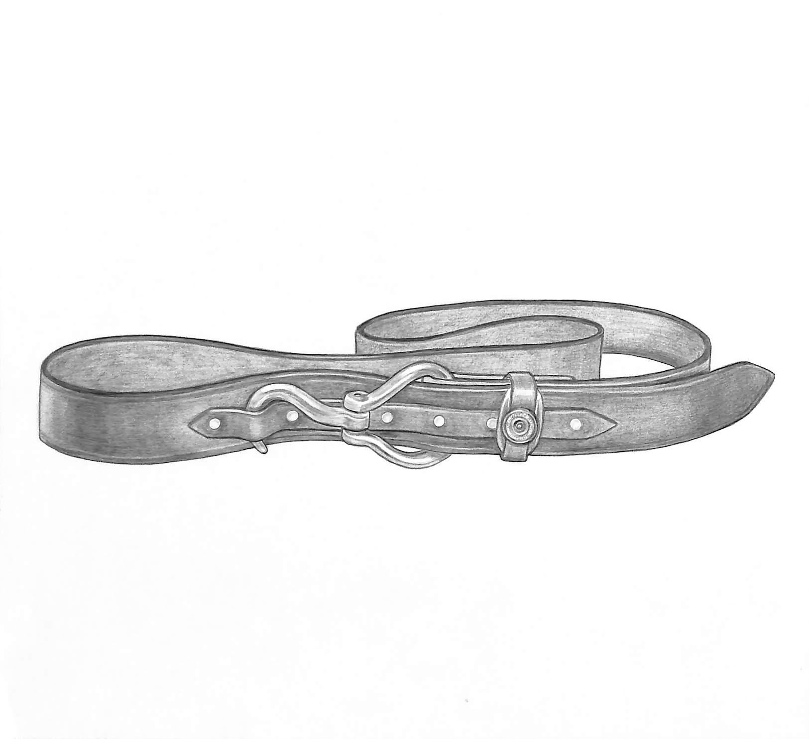 Ceinture de pics à sabots pour hommes 2000 Graphite Drawing