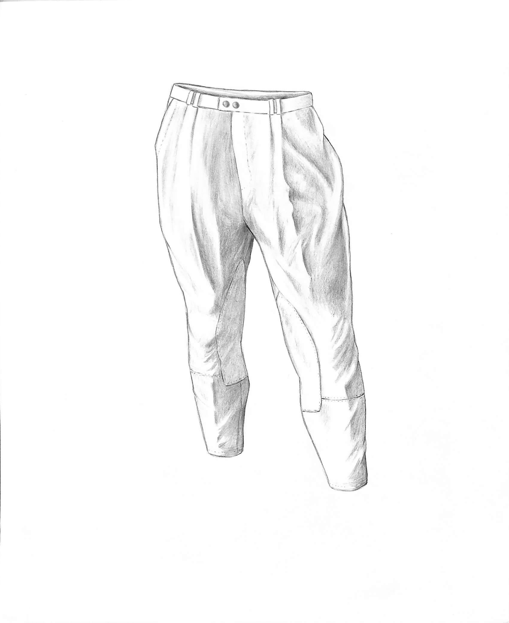 Men's Hoof Pick Belt 2000 Graphite Drawing - Art by Unknown