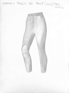 Damen Tally Ho Rust Herbst 2002 Graphit-Zeichnung für Damen