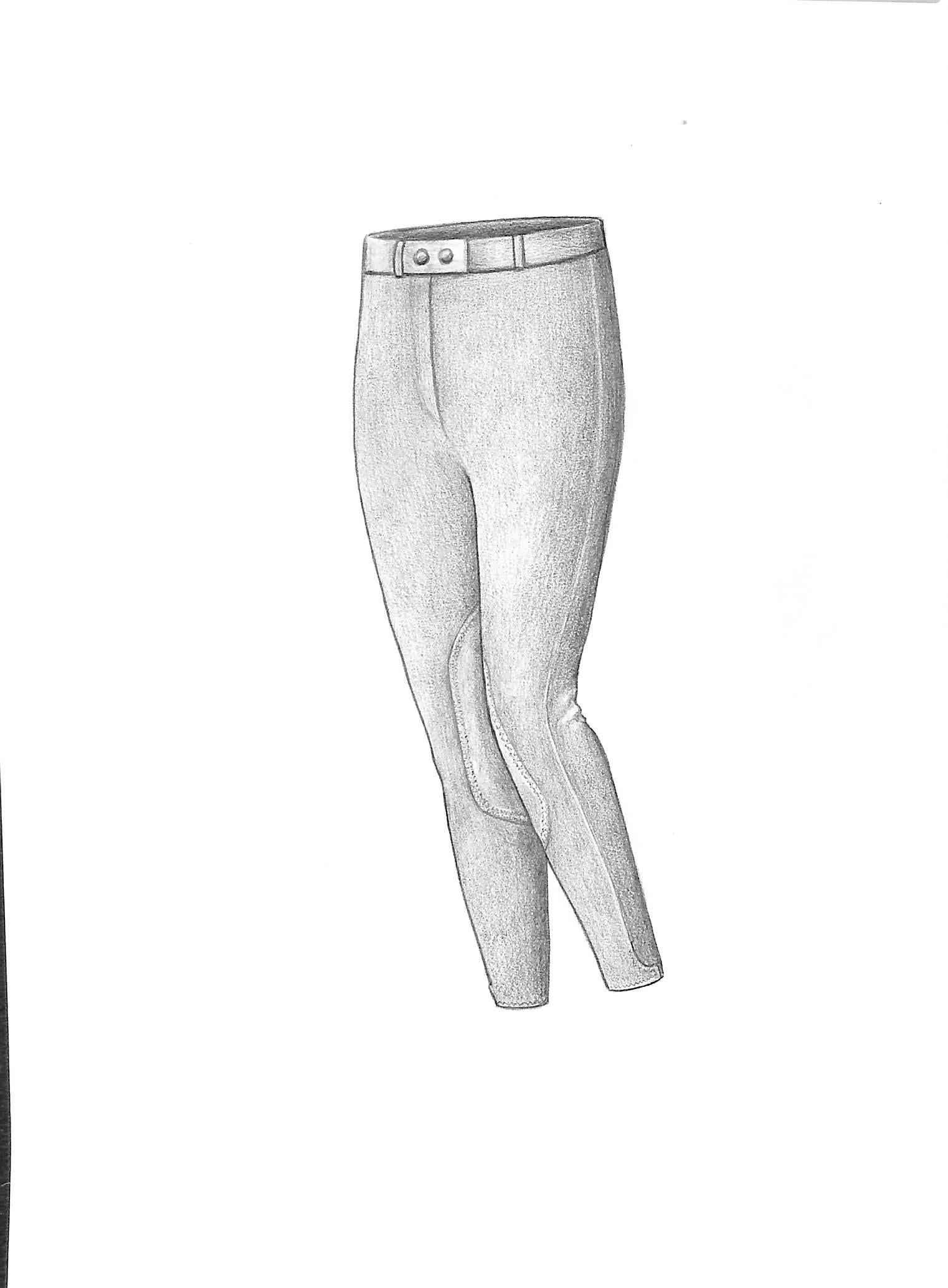 Ladies Britches Fall 2002 Graphite Drawing - Art by Unknown