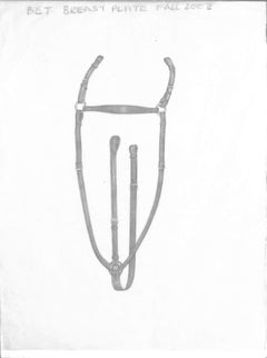 Breast Plate Fall 2003 Graphite Drawing