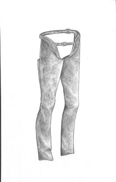 Devonaire Chaps Graphite Drawing