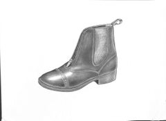 Jodphur Boot Graphite Drawing