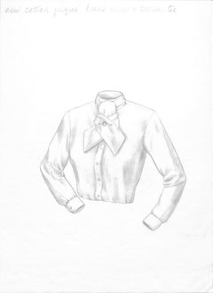 Nueva Camisa de Caza de Algodón Piqué con Corbata Dibujo Grafito