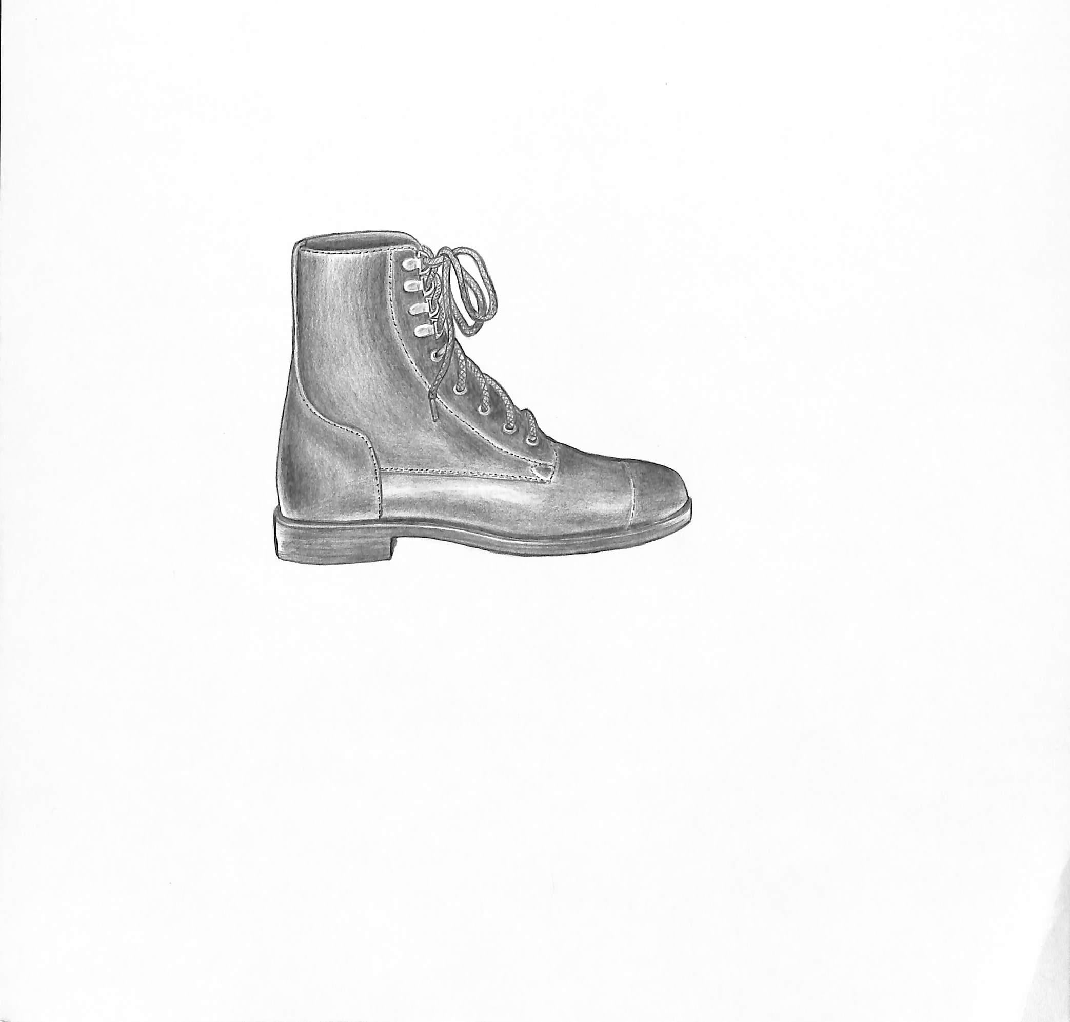 Devonaire Jodhpur Boot Graphite Drawing - Art by Unknown