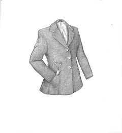 Children's Tweed Coat 2002 Graphite Drawing