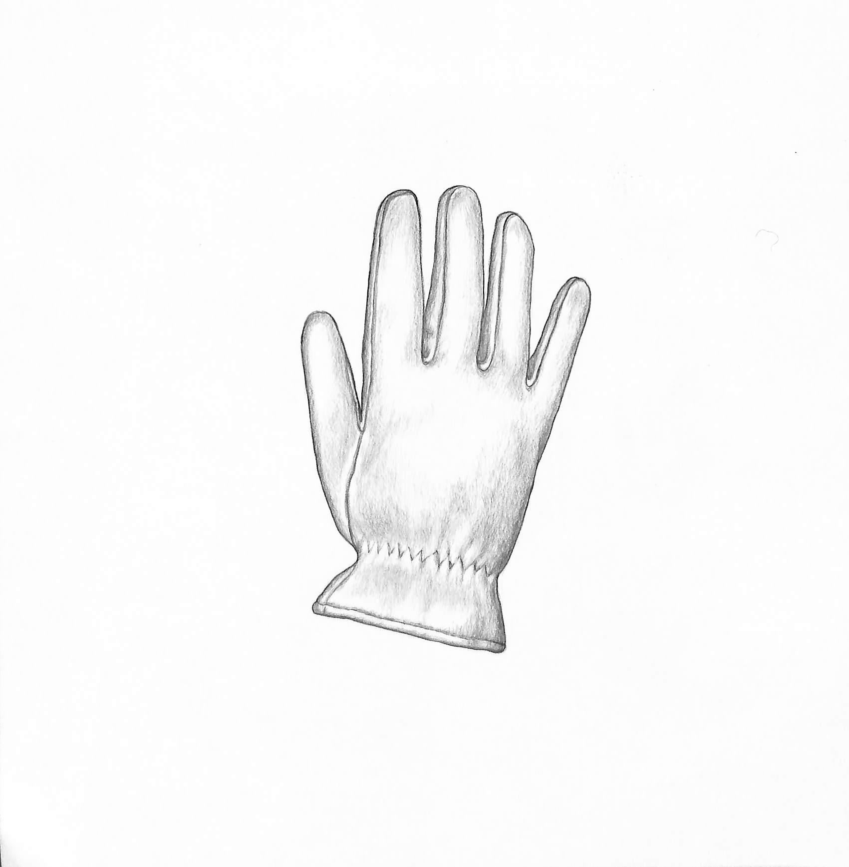 Riding Glove Graphite Drawing - Art by Unknown