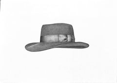 Field Hat Graphite Drawing