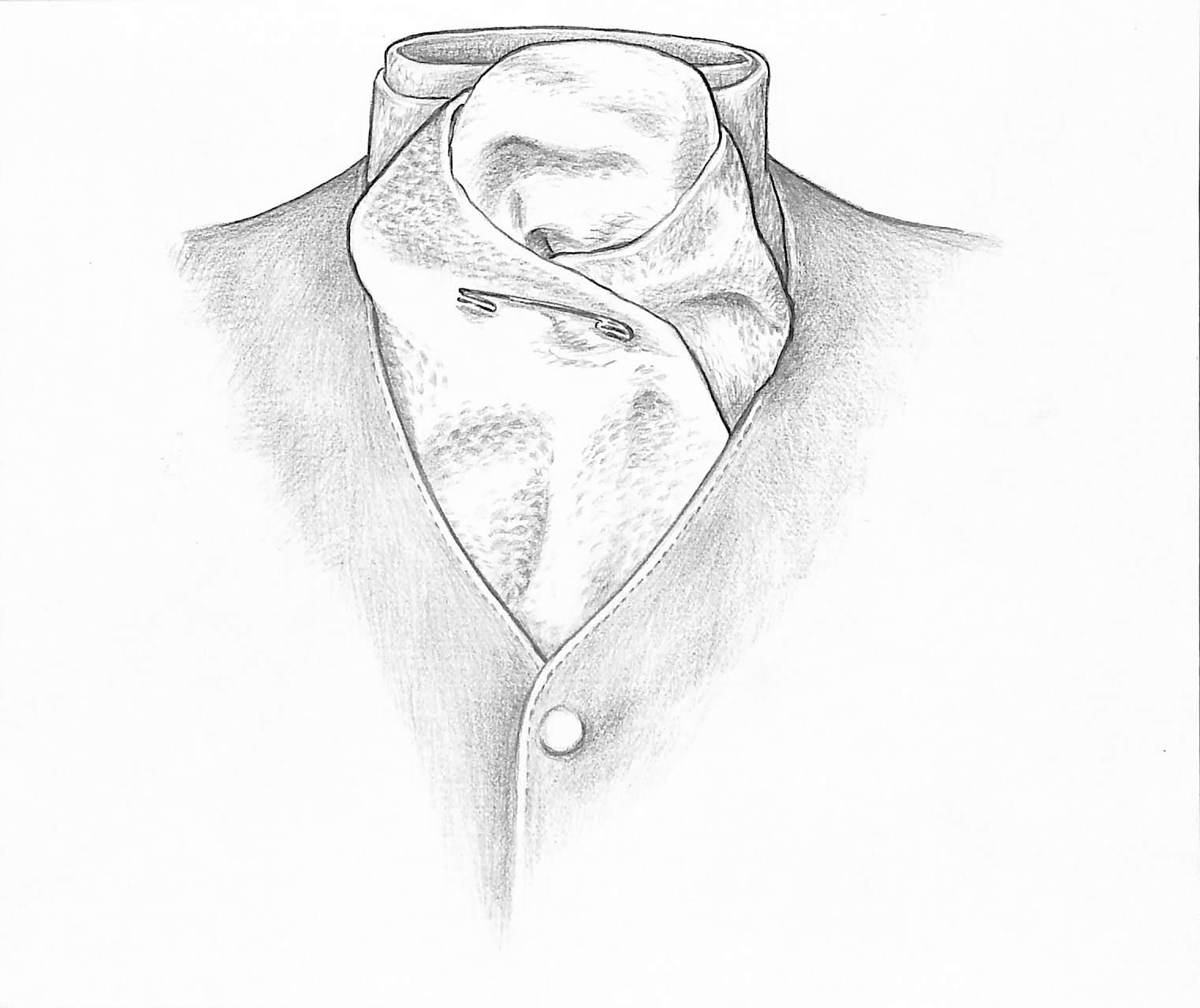 Cravate Pique Stock Graphite Dessin - Art de Unknown