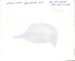 Gorra de béisbol de algodón encerado Dibujo en grafito