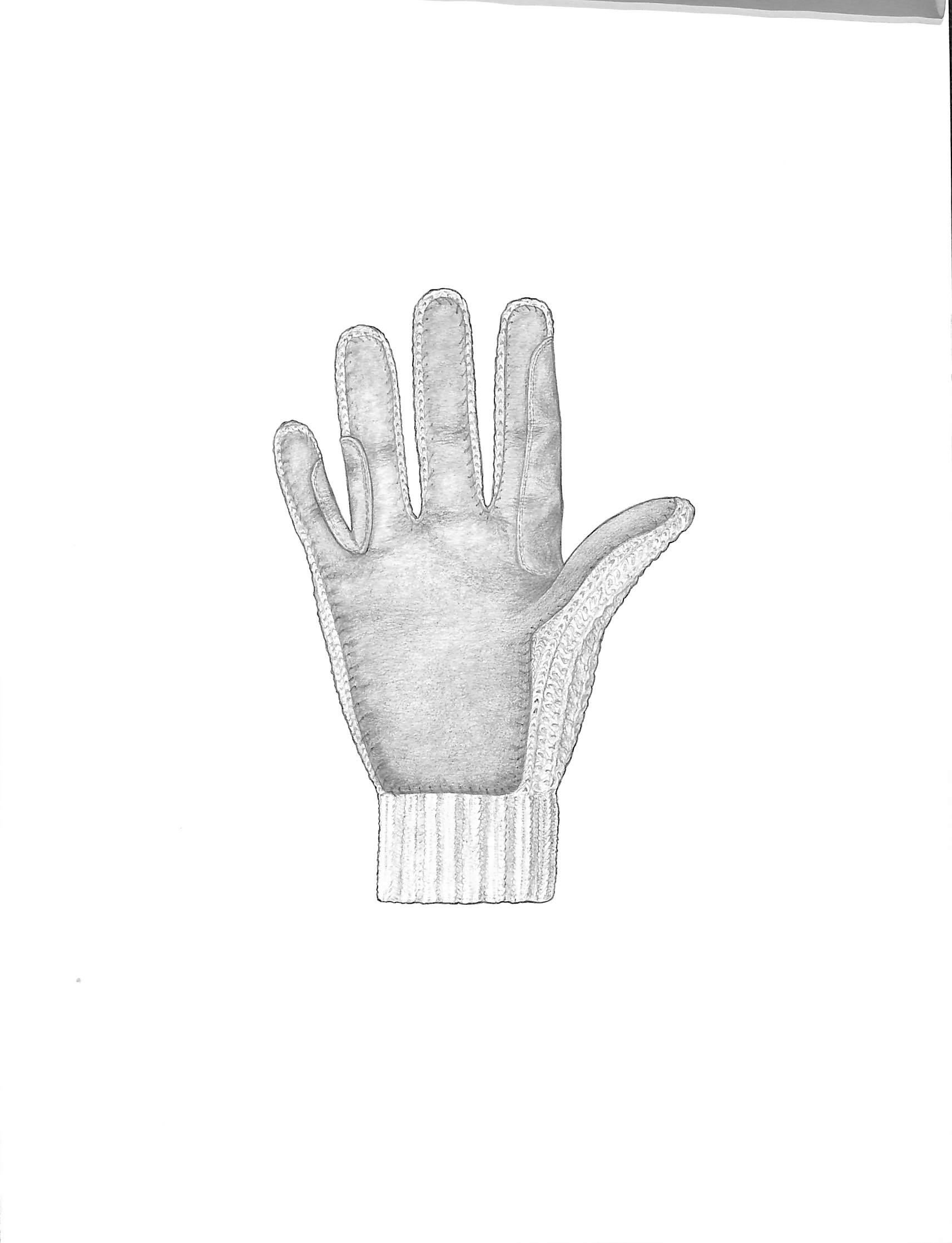 SSG Hunt Glove Graphite Drawing - Art by Unknown