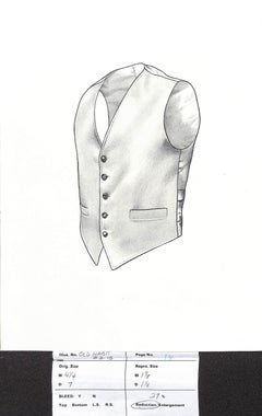 Used Men's Canary Vest Graphite Drawing