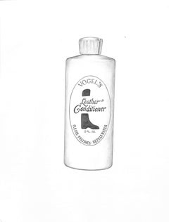 Used Vogel's Leather Conditioner Graphite Drawing