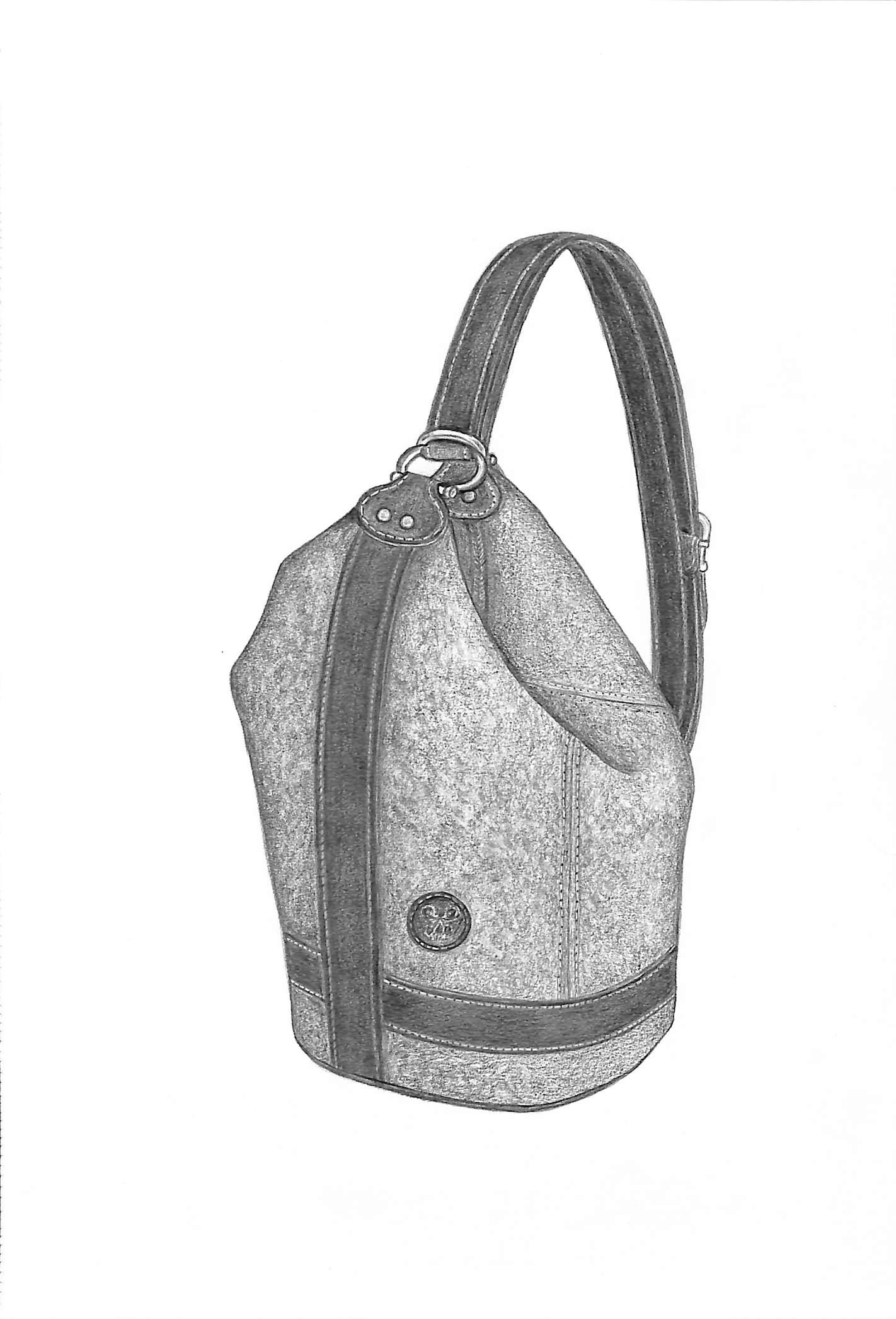 Capybara Shoulder Tote Graphite Drawing - Art by Unknown