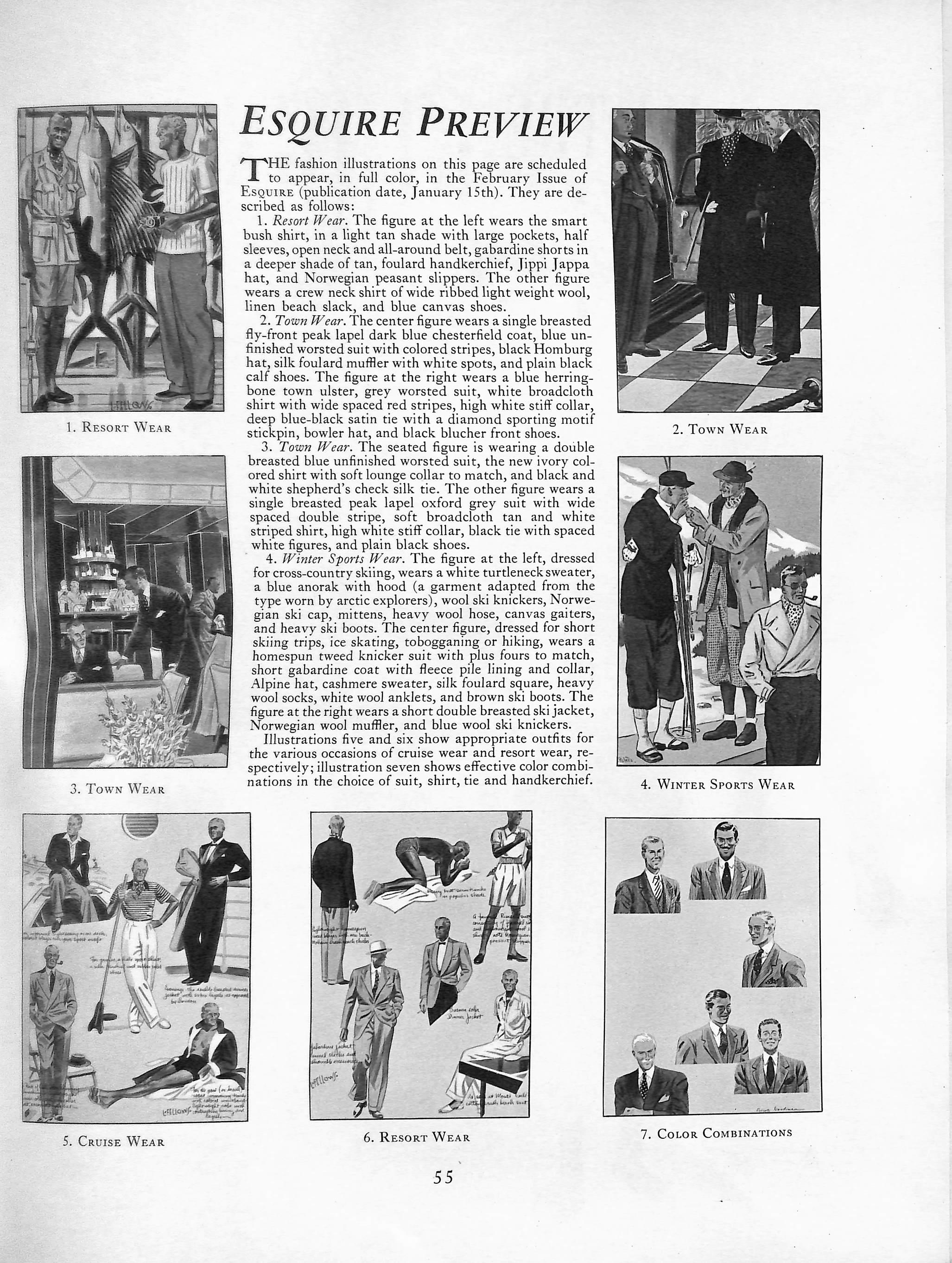 Apparel Arts Esquire Vol 1937 Advance Spring Coronation Nummer Edward Vlll im Angebot 13