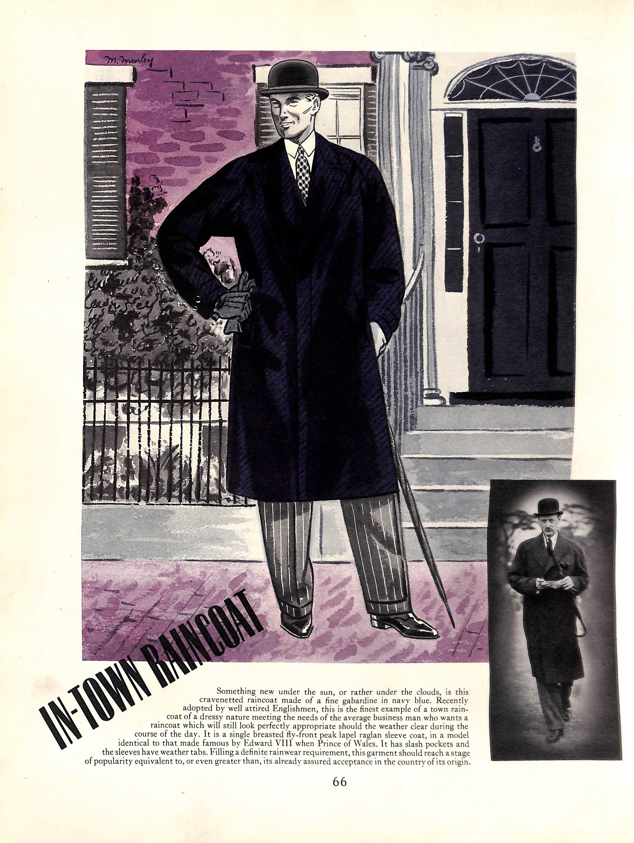 Apparel Arts Esquire Vol 1937 Advance Spring Coronation Nummer Edward Vlll im Angebot 7