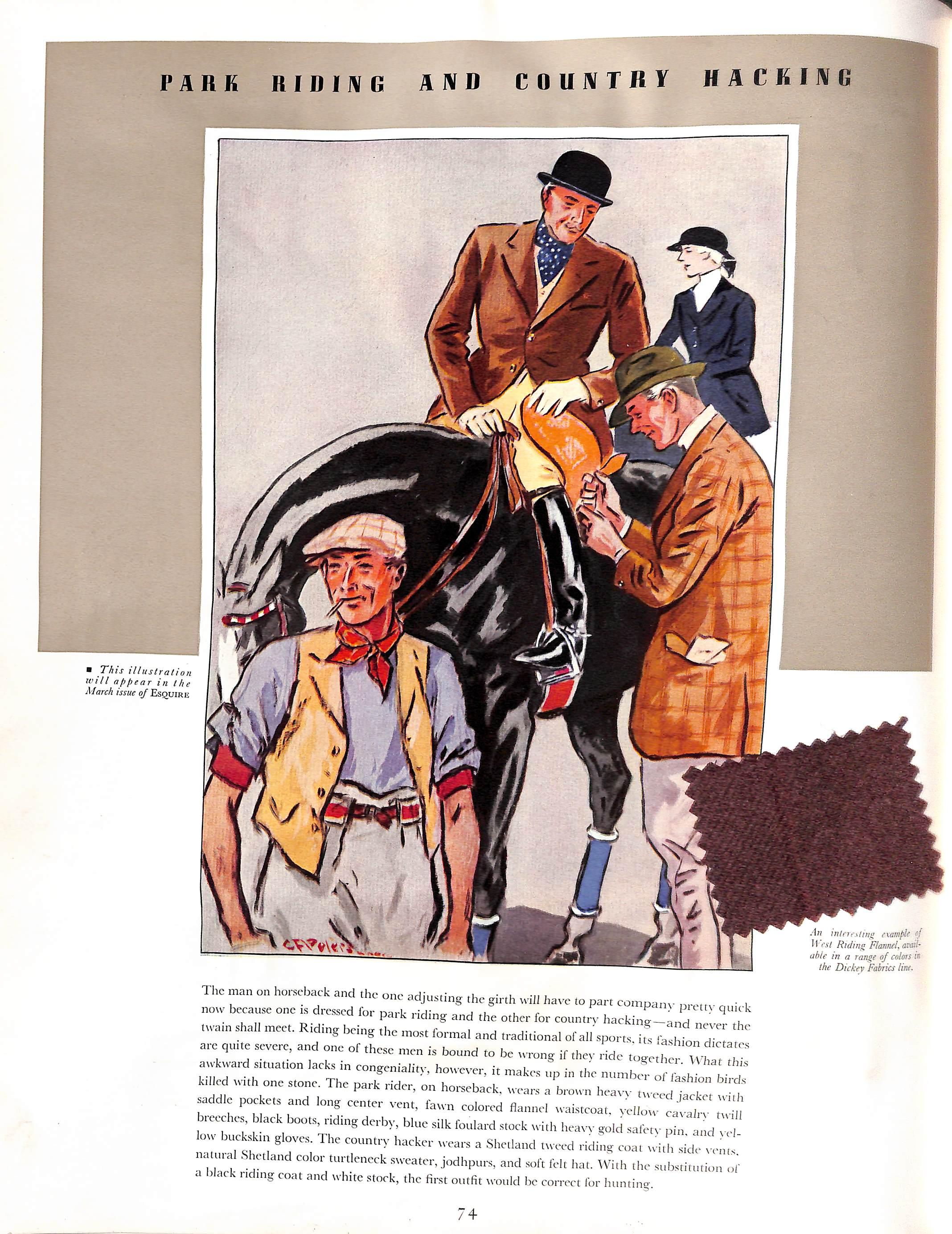 Apparel Arts Esquire Vol 1937 Advance Spring Coronation Nummer Edward Vlll im Angebot 11