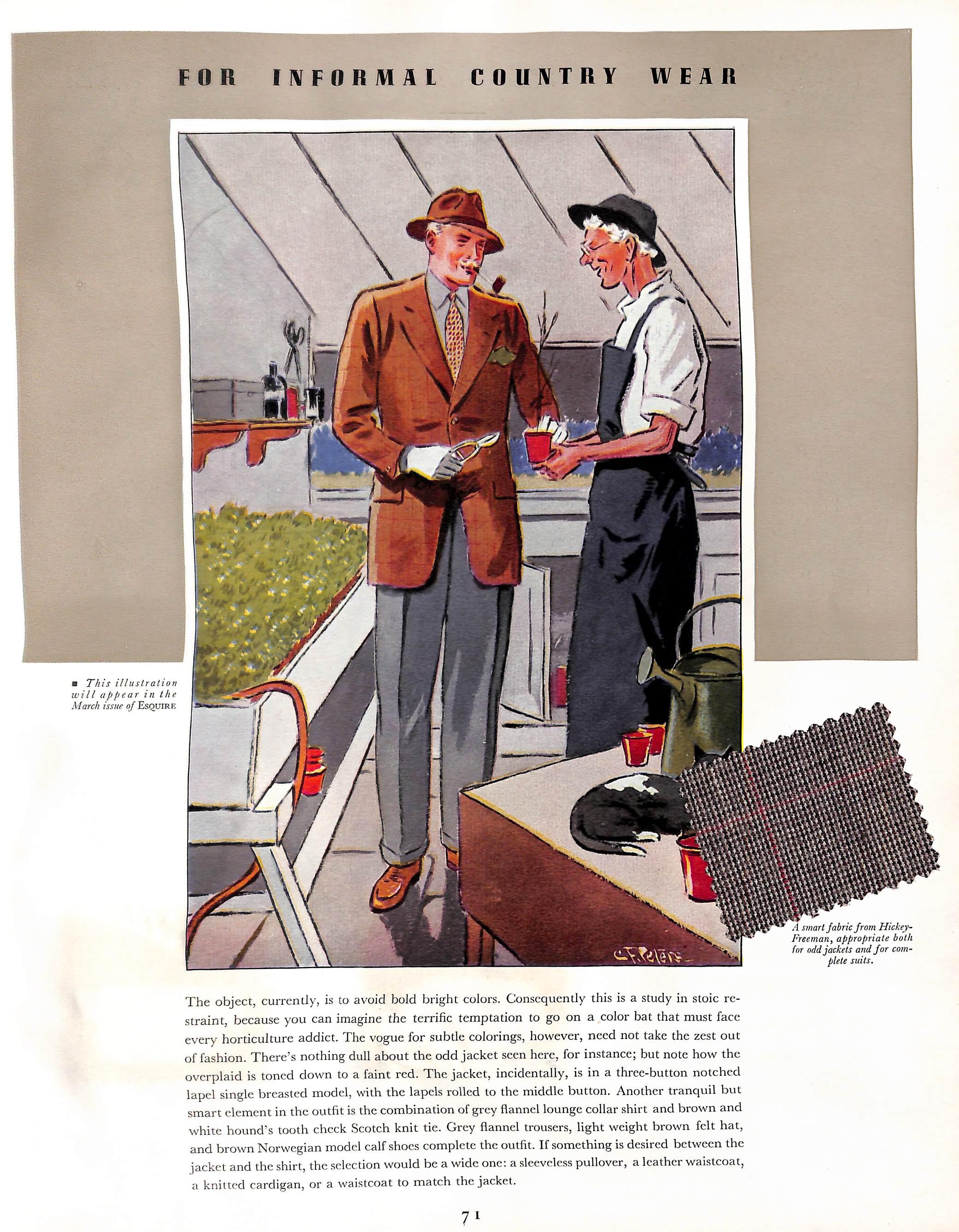 Apparel Arts Esquire Vol 1937 Advance Spring Coronation Nummer Edward Vlll im Angebot 4