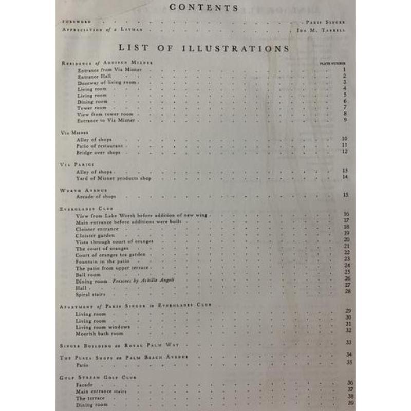 « Flora Architecture of Addison Mizner » 1928 TARBELL, Ida M. en vente 19