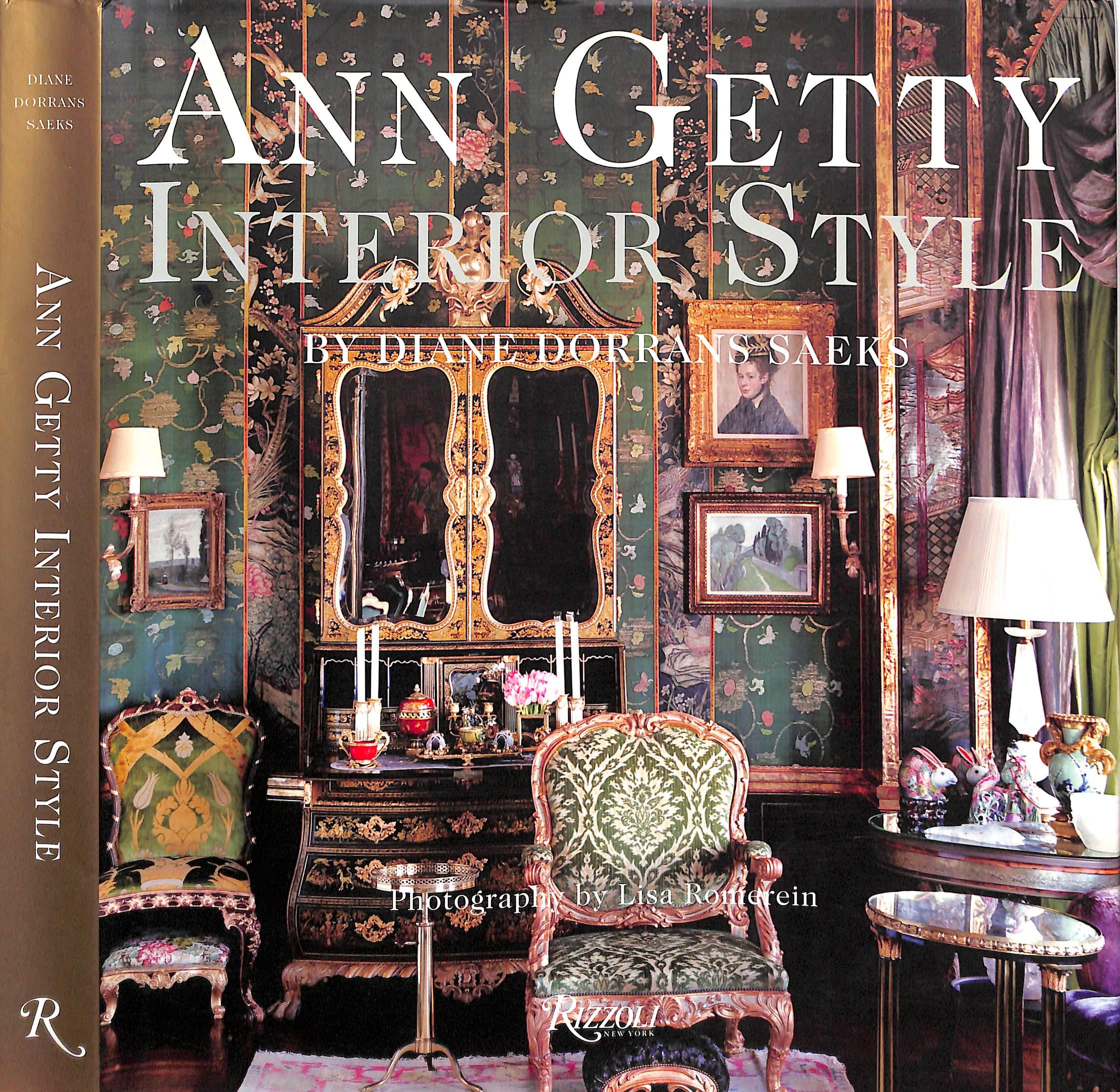 SAEKS, Diane Dorrans

[240] pp.

Rizzoli

2012

11 1/4" x 10 1/8"

The first-ever compilation of the luxurious interiors from the influential designer and philanthropist Ann Getty. For those who are passionate about fine interiors, the preservation