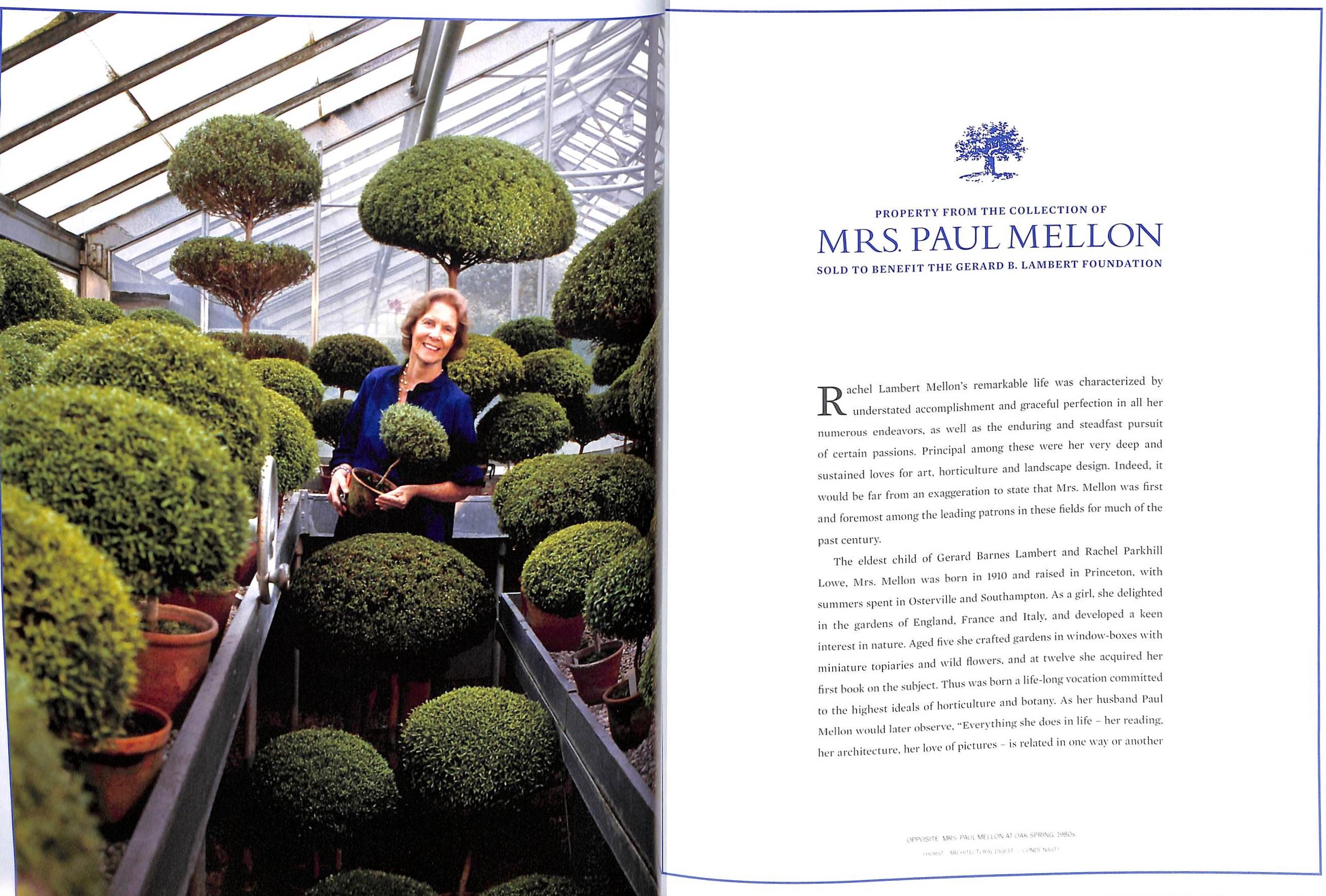 Property From The Collection Of Mrs. Paul Mellon: 4 Vols 2014 Sotheby's (NEW) For Sale 1