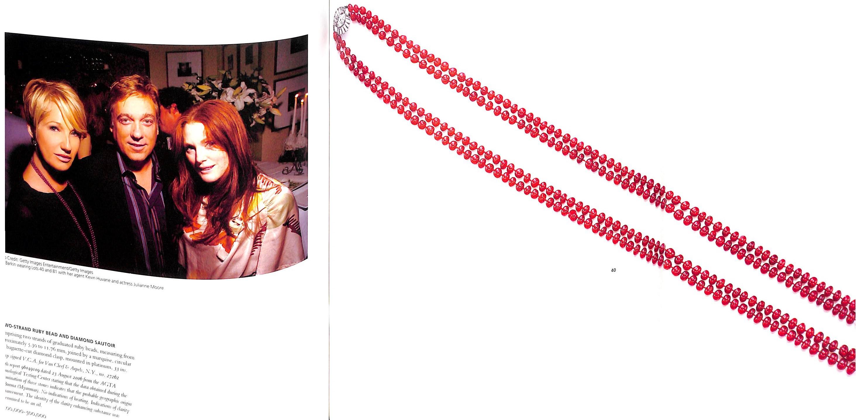 Magnifiques bijoux de la collection d'Ellen Barkin 2006 Christie's New York en vente 4
