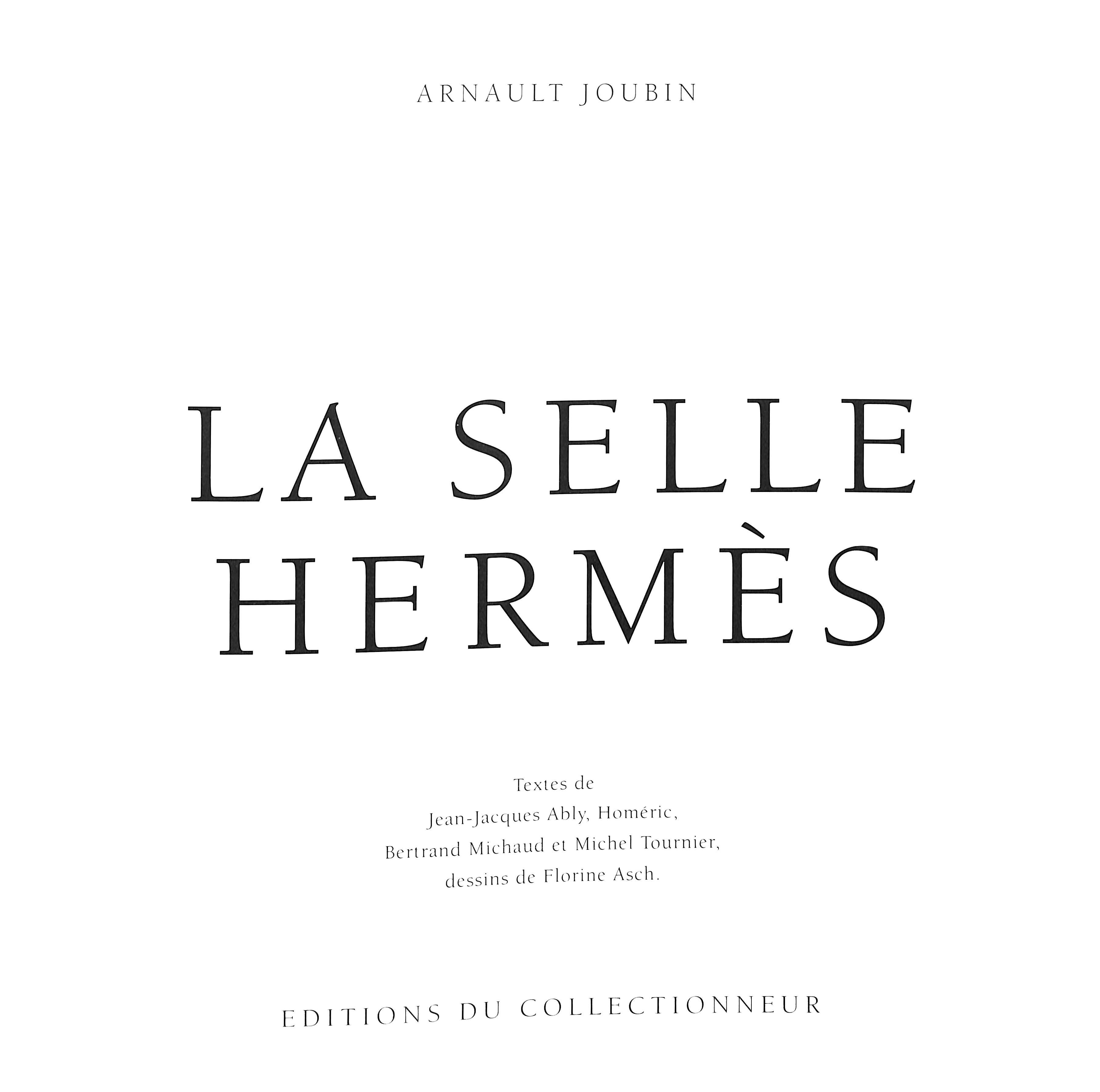 selle de cheval hermes