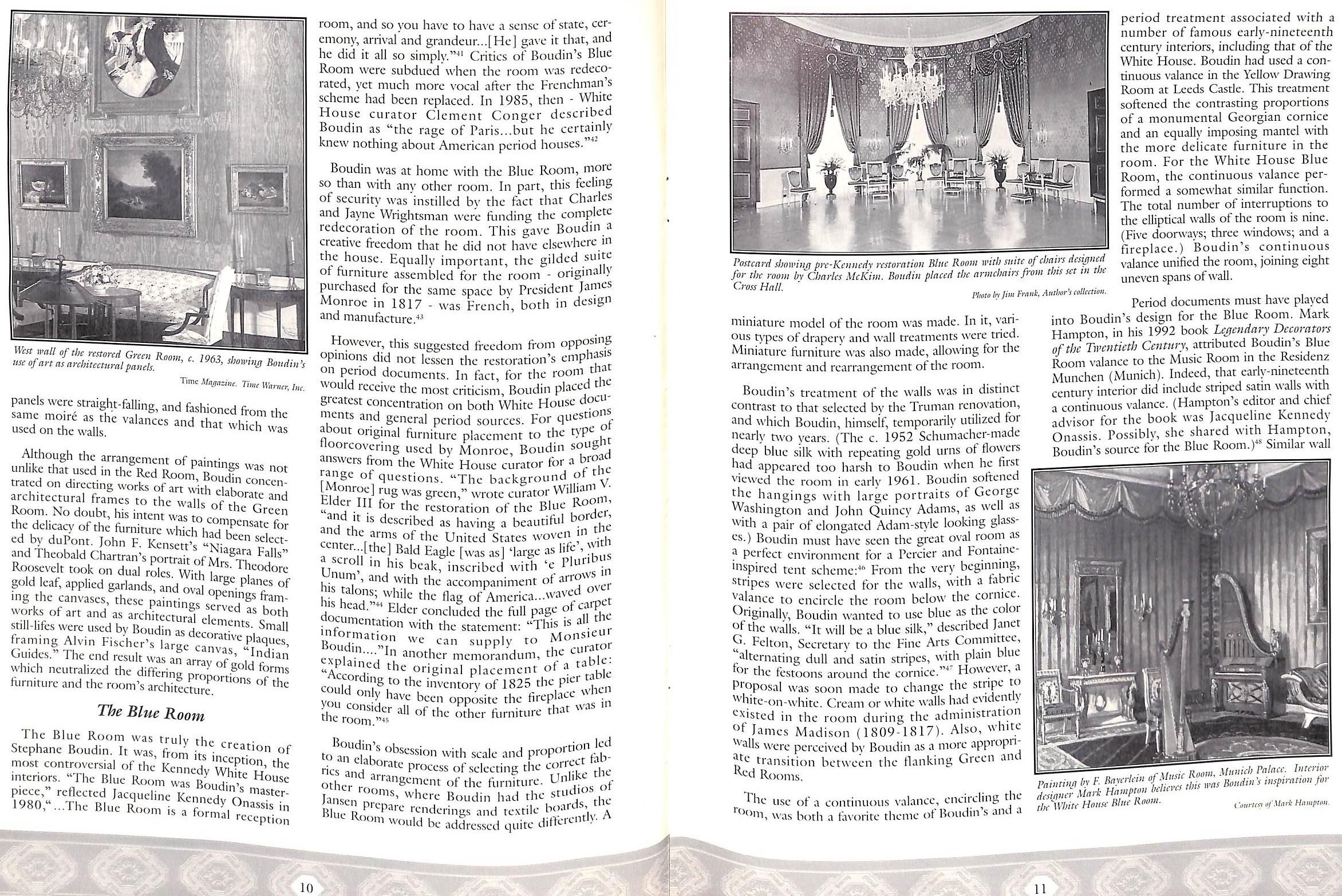 « A Frenchman In Camelot : The Decoration Of The Kennedy White House » BOUDIN, S en vente 4