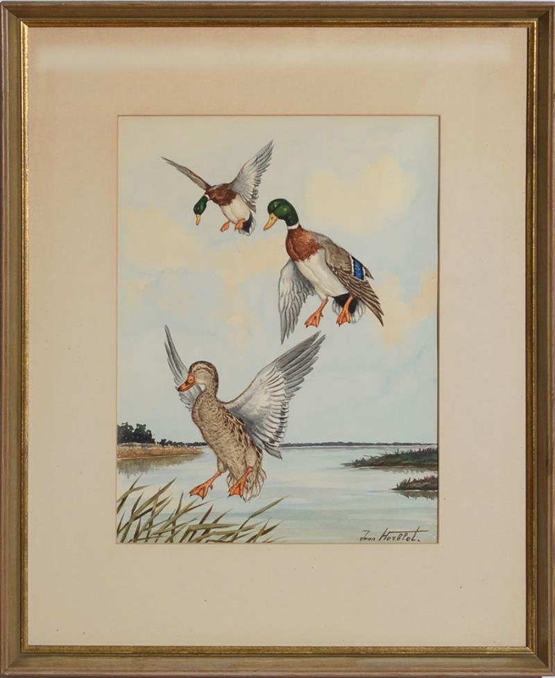 Art Sz : 14 1/4 "H x 10 1/2 "W

Taille du cadre : 22 1/4 "H x 18 "W

Jean Herblet (français, russe, 1893 - 1985) 