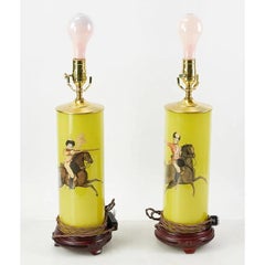 Coppia x 2 Lampade a figure miitarie Provenienza: Collection'S di Susie Hilfiger