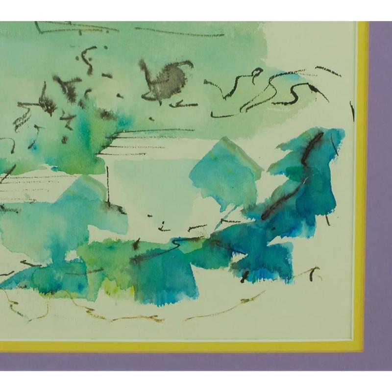Alfred Birdsey Bermuda Harbour Watercolour Provenance: Susie Hilfiger For Sale 4