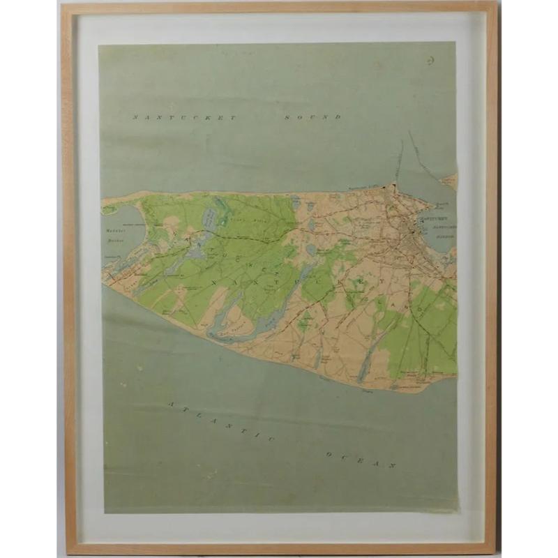 Maps of Nantucket Sound and Harbor Provenance: The Susie Hilfiger Collection For Sale 3
