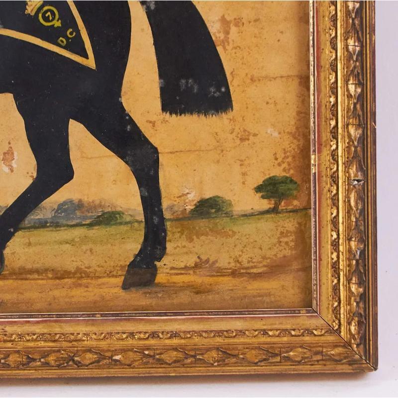 Acuarela de los Dragones Reales Británicos del siglo XIX Procedencia: Colección Susie Hilfiger en venta 4