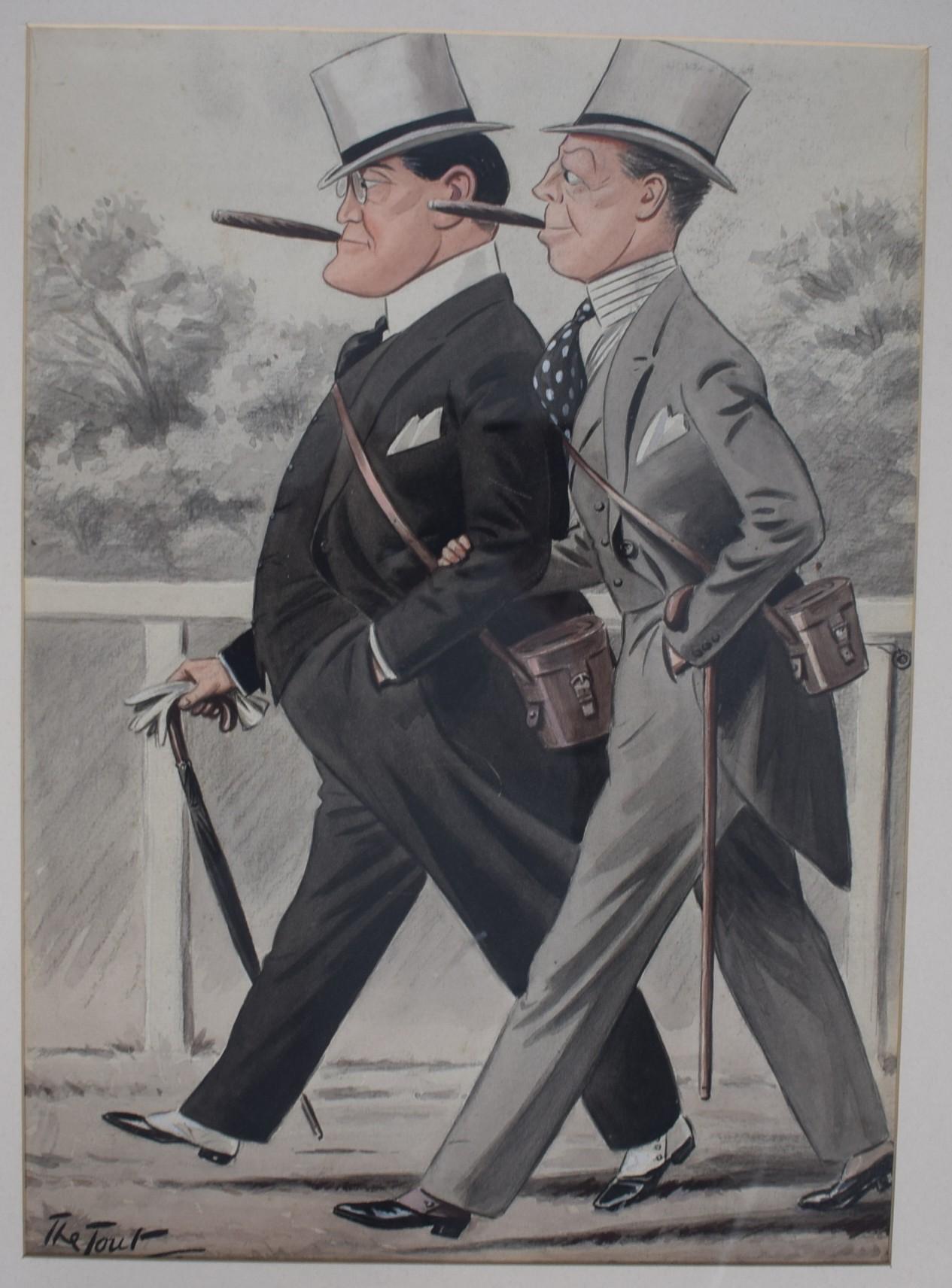 L'On. CAP. Lionel Montague & Lt. Col. l'On. Freddie Cripps c1930 Waterco in vendita 1