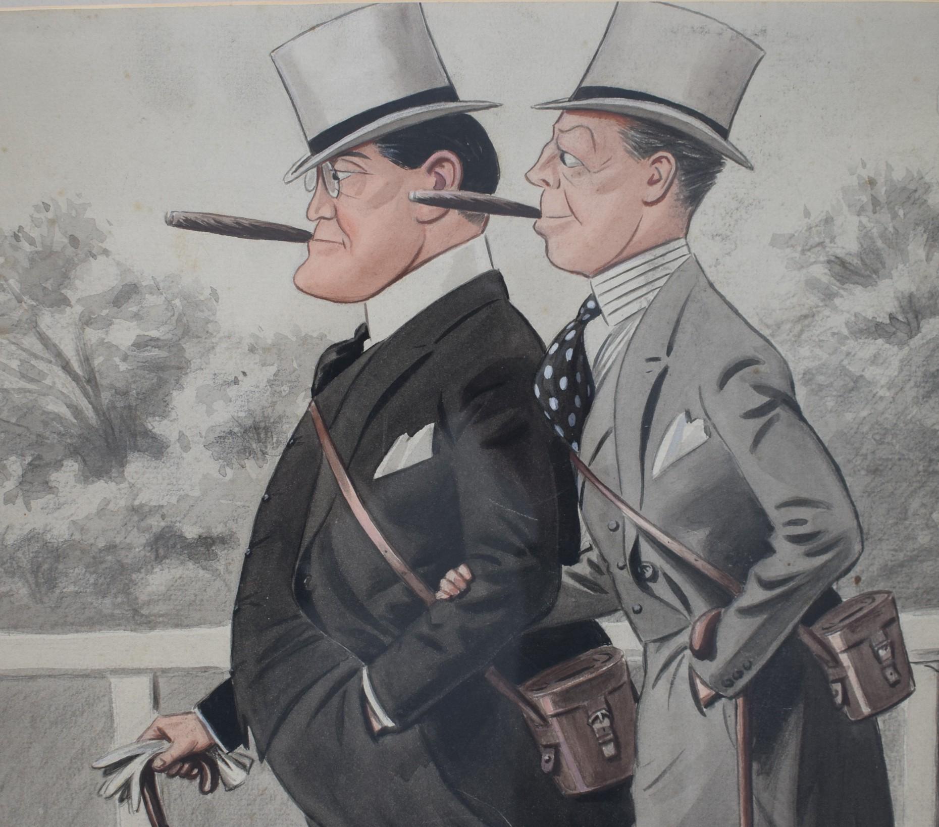 L'On. CAP. Lionel Montague & Lt. Col. l'On. Freddie Cripps c1930 Waterco in vendita 3