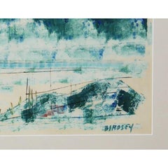 Sailboats In Bermuda Harbour Watercolour by Alfred Birdsey