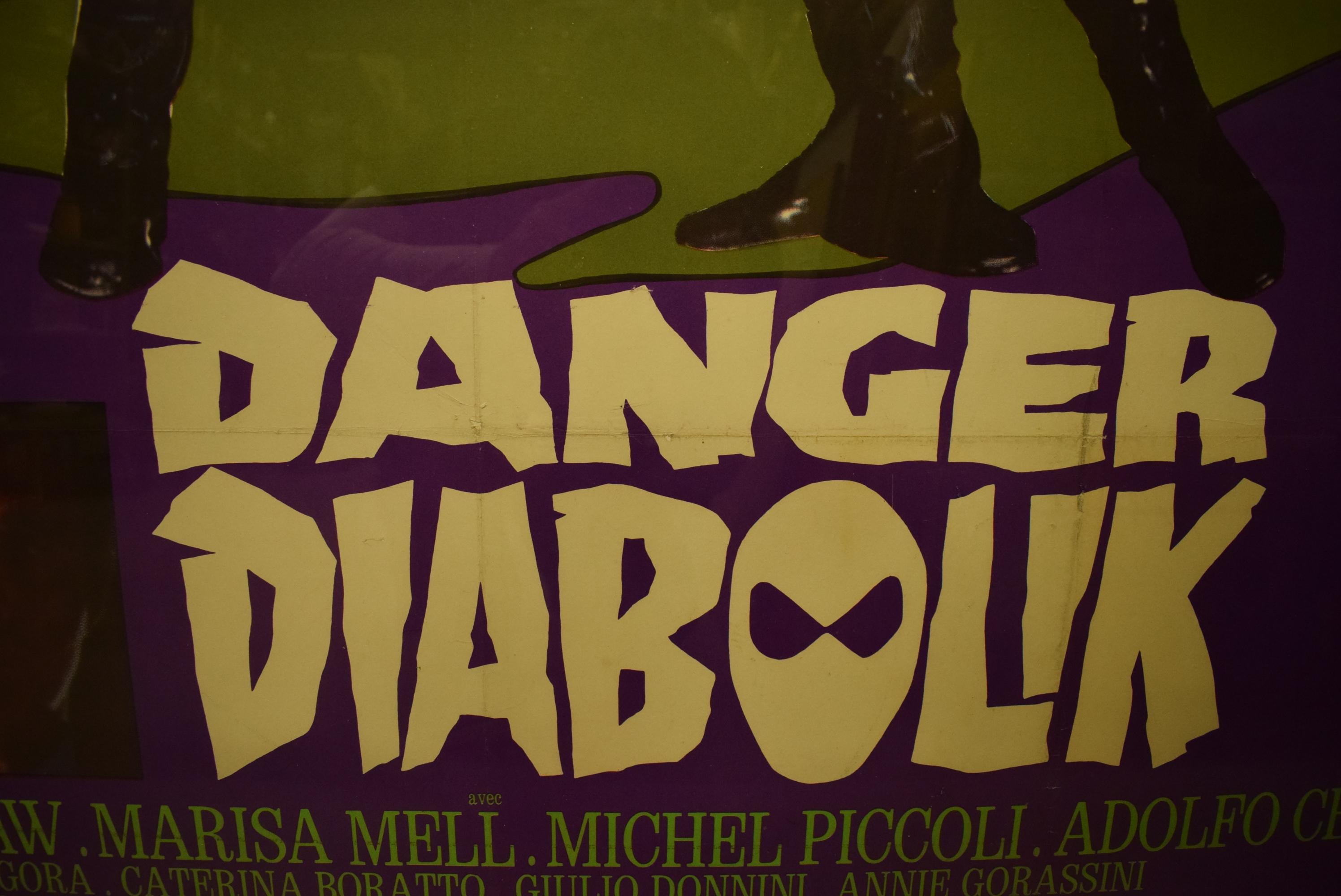 Danger Diabolik 1968 Italian Movie Poster  For Sale 1