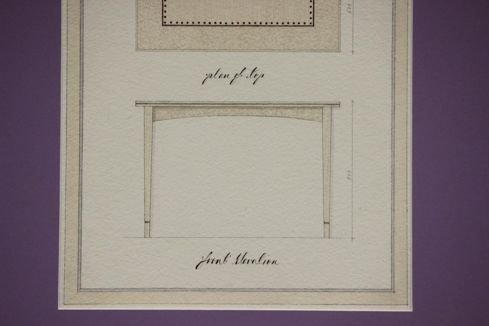 Design For A Console & Dining Table For Monte Carlo - Art by David Linley