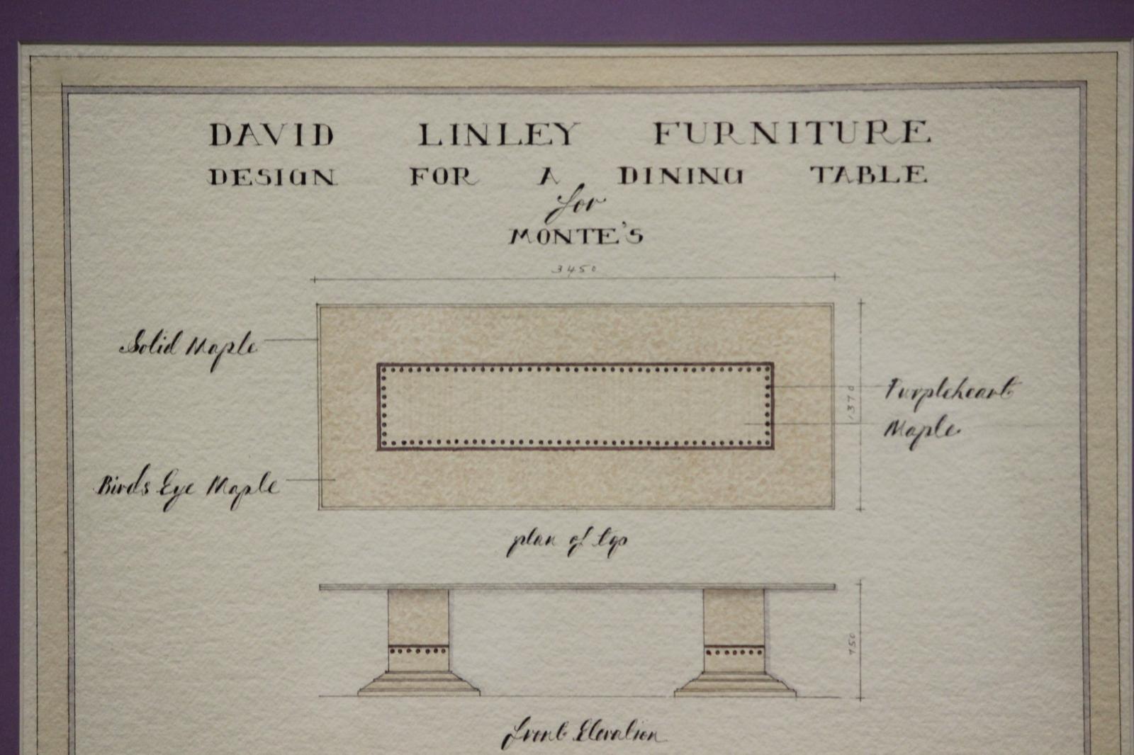 Design für eine Konsole und ein Esstisch für Monte Carlo (Grau), Interior Art, von David Linley