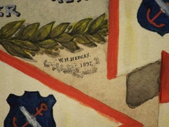 Quartier generale del IX Corpo d'Armata 1897 Acquerello di W.N. Siepi
