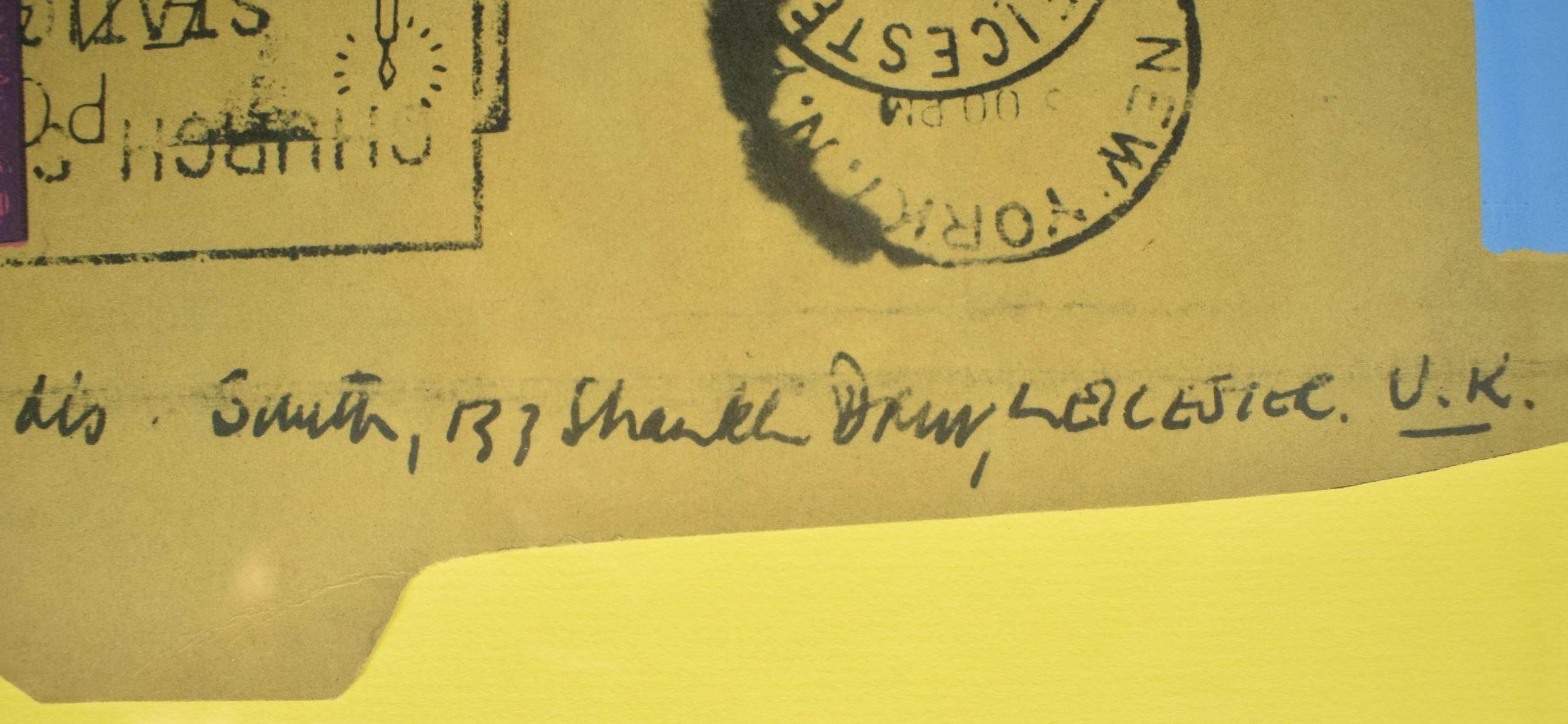 Peter Gee c1963 Postmarked Envelope For Sale 2