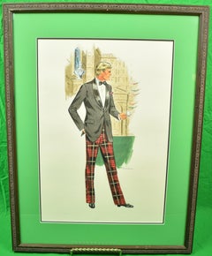 Chipp Traje de noche c1970s Acuarela