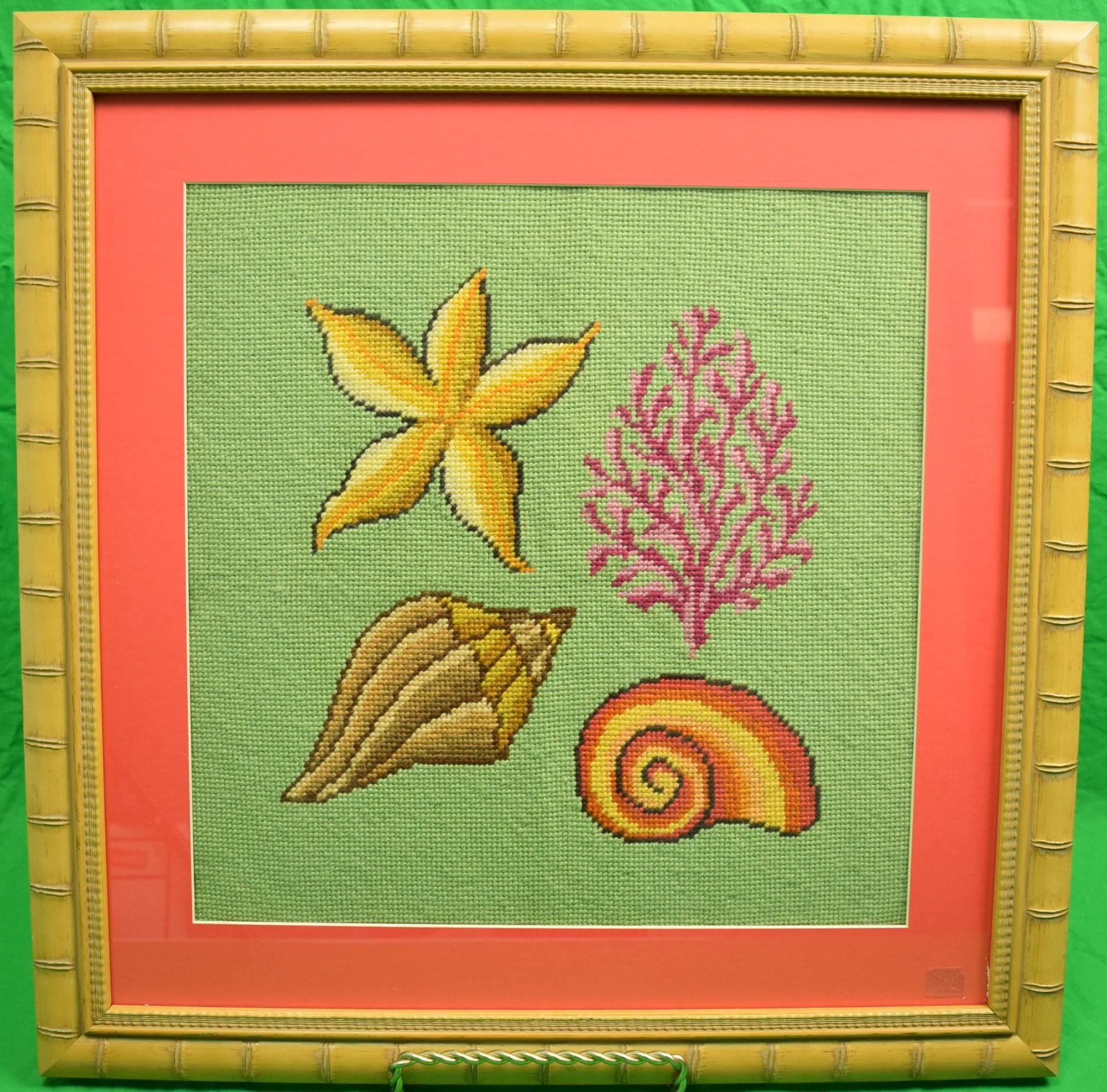 Needlepoint Shells - Art by Unknown