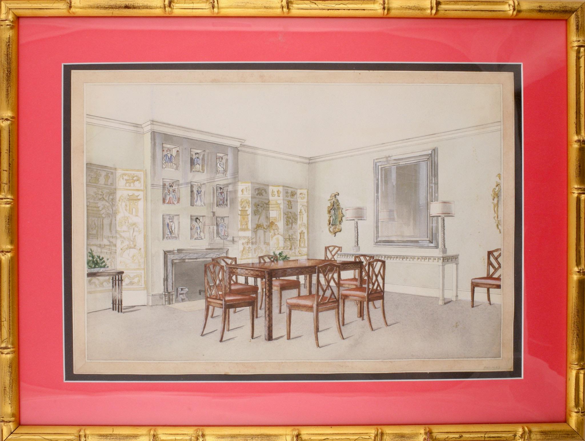 Chinoiserie Dining Room For Sale 2